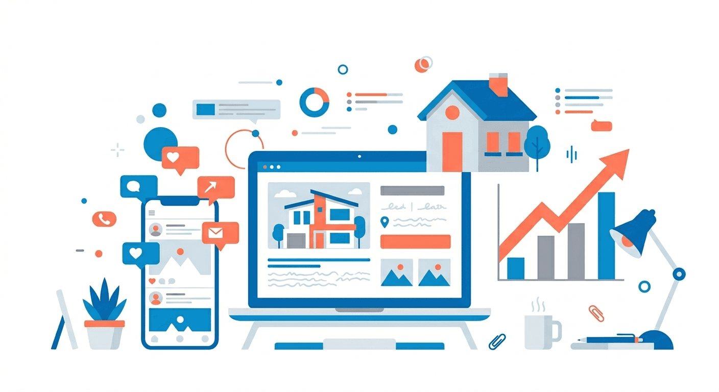 Marketing inmobiliario digital en España 2026: guía completa para agencias